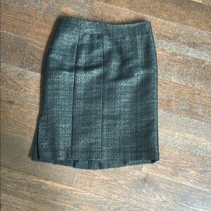 Cynthia Steffe Gray Pleated Pencil Skirt Work
